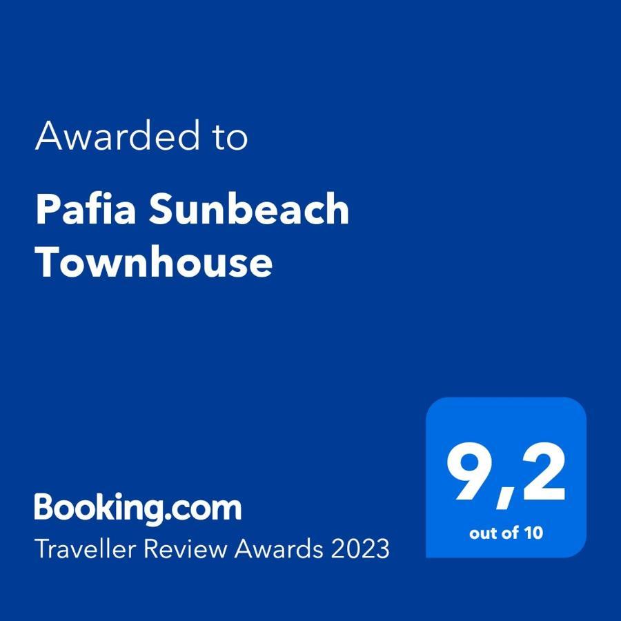 Вилла Pafia Sunbeach Townhouse Пафос Экстерьер фото